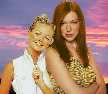 HANNAH SPEARRITT as Chelsea Brightman and LAURA PREPON as Jessie McQuade