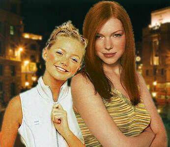 HANNAH SPEARRITT as Chelsea Brightman and LAURA PREPON as Jessie McQuade