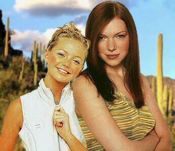 HANNAH SPEARRITT as Chelsea Brightman and LAURA PREPON as Jessie McQuade