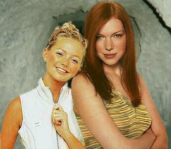 HANNAH SPEARRITT as Chelsea Brightman and LAURA PREPON as Jessie McQuade